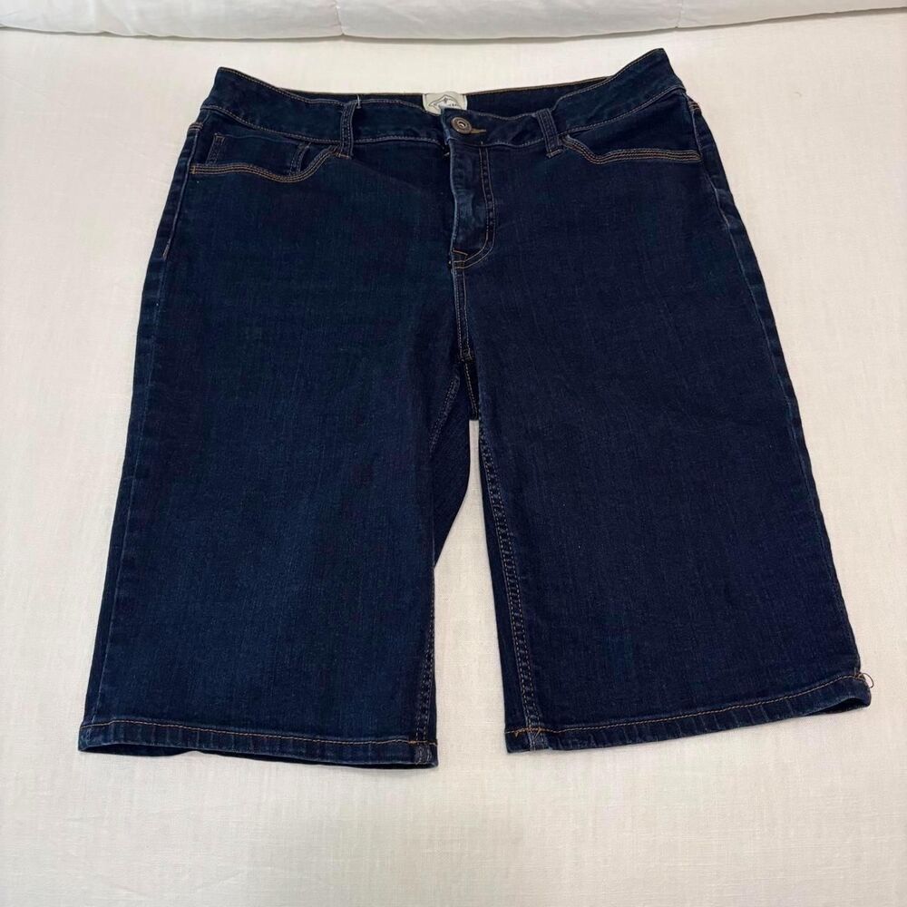 St-john-s-bay Women's Blue and Navy Shorts